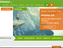 Tablet Screenshot of mxhost.ro